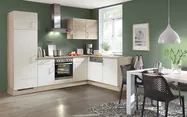 Kuechenclub Touch Lacklaminat, Magnolia supermatt 2