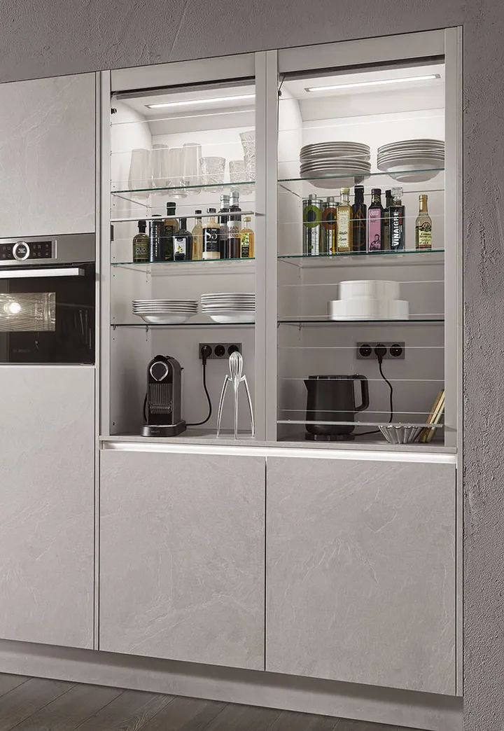 Kuechenclub StoneArt Schiefer steingrau Nachbildung 1