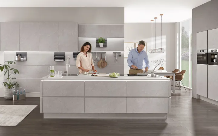 Kuechenclub StoneArt Schiefer steingrau Nachbildung 0